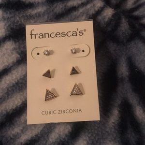 3 pack - stud earrings